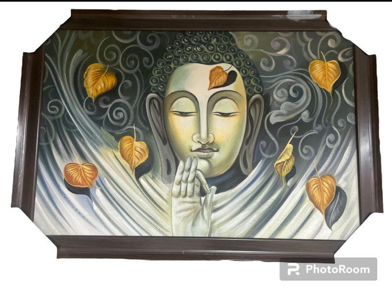 Budha Ji DP Canvas Picture  Frame