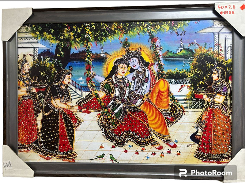 Radha JI.Krishna Ji DP Canvas PIc. Frame