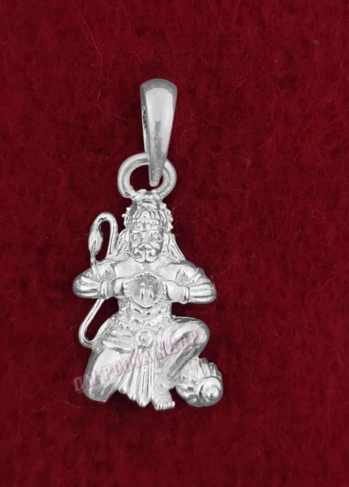 Silver Hanuman pendant
