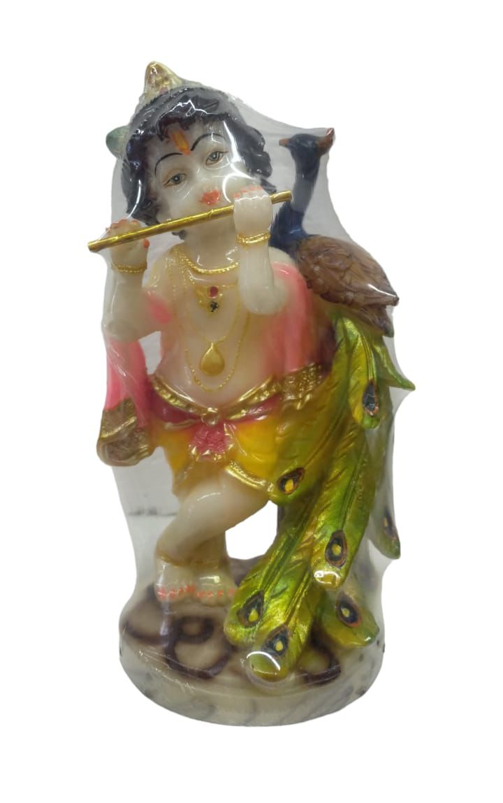 Krishna With Peacock