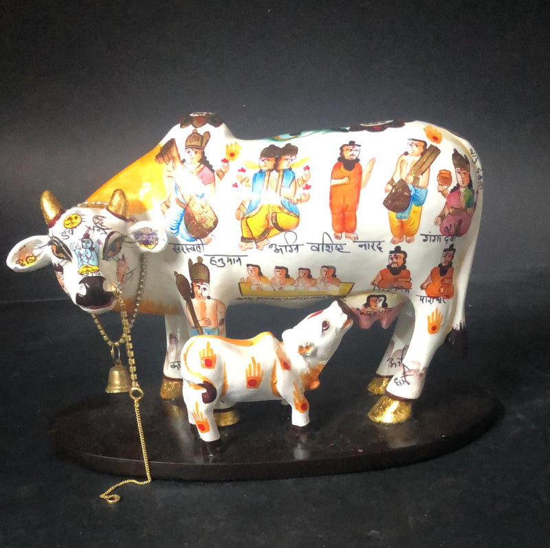 Kamdhenu / Cow & Calf Murti