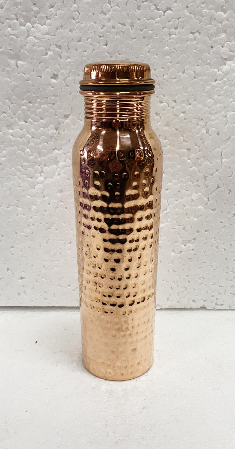 Copper Water Bottle (Hammered)