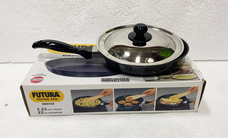 Nonstick FryPan with steel Lid(Induction Base)