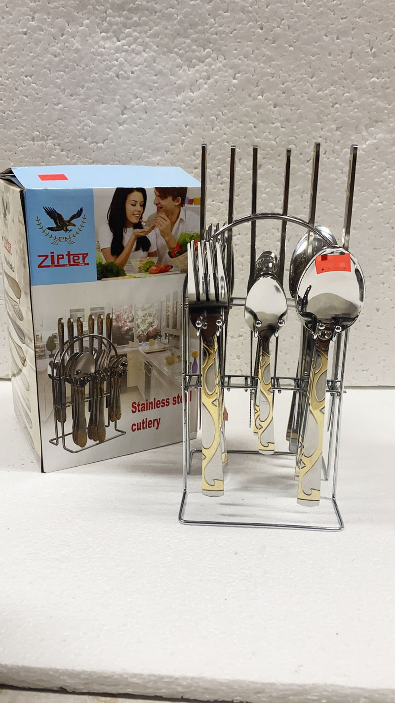Cutlery Set With Stand