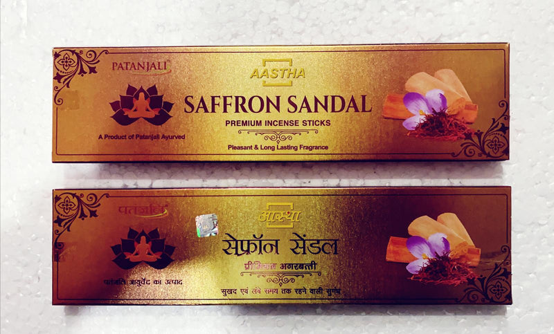 Saffron Sandal Agarbati/Incense/Udupathy