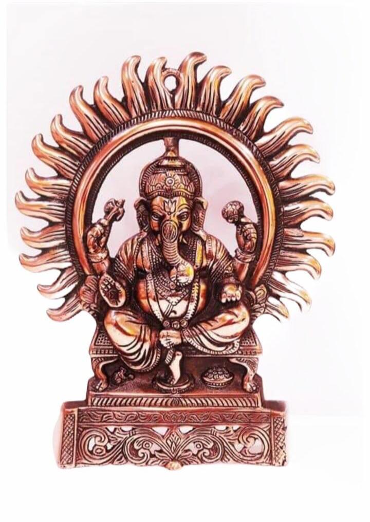 Wall-Hanging-Sun Ganesh ji 11"
