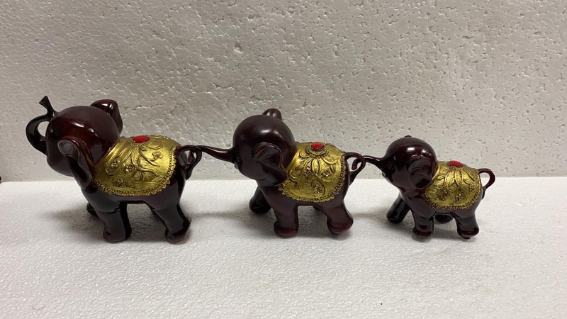 Set of Three Elephants