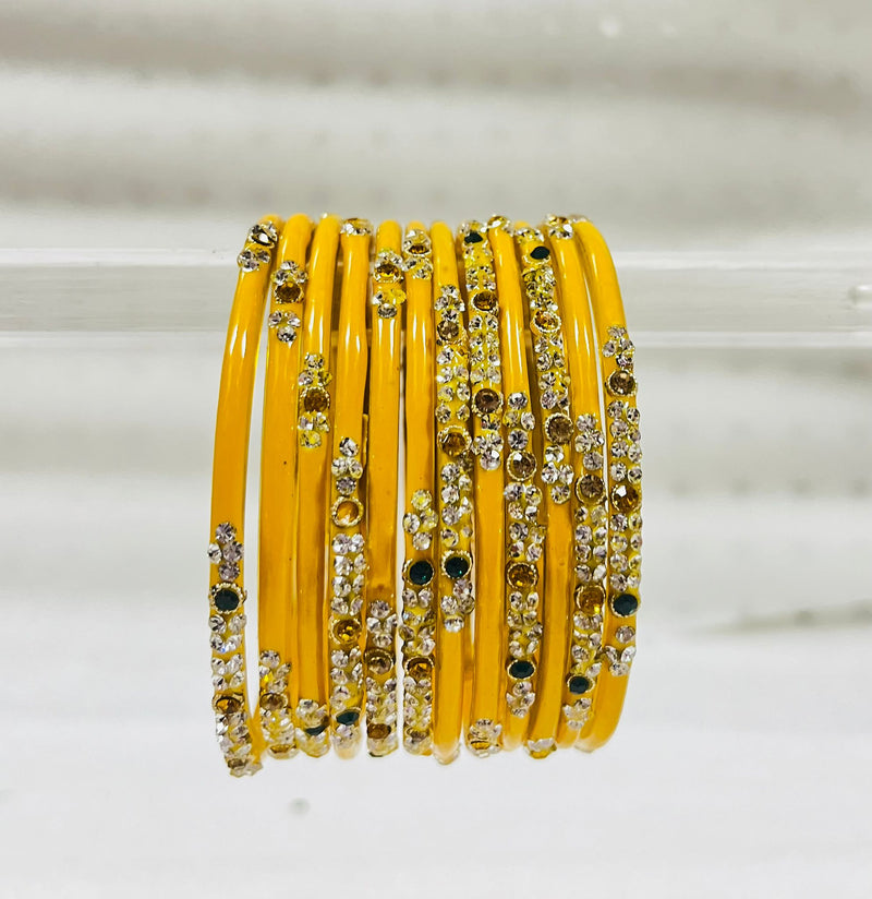 Glass bangle 12 pcs set