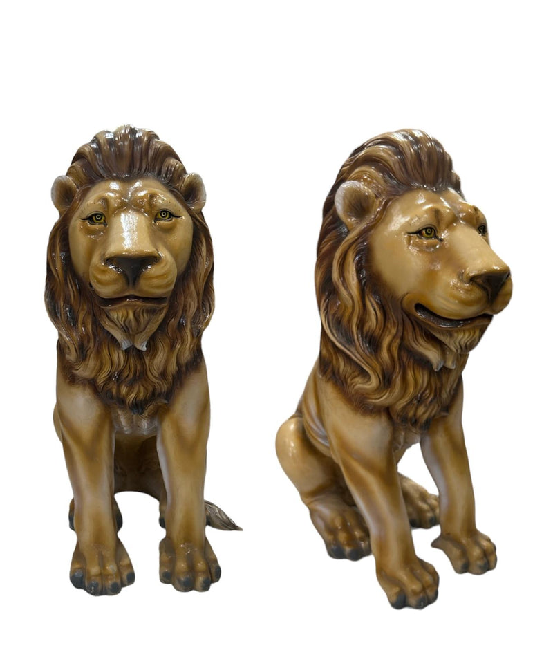 Lion Figurine (Fiber)