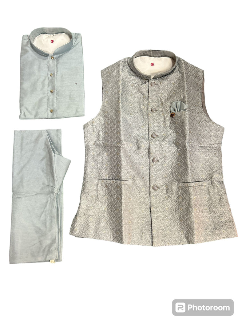 Kurta Pajama Jacket Set