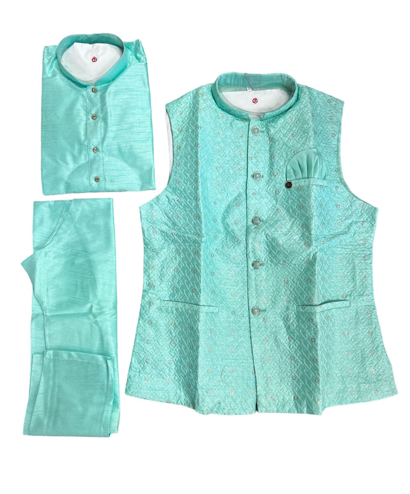 Kurta Pajama Jacket Set