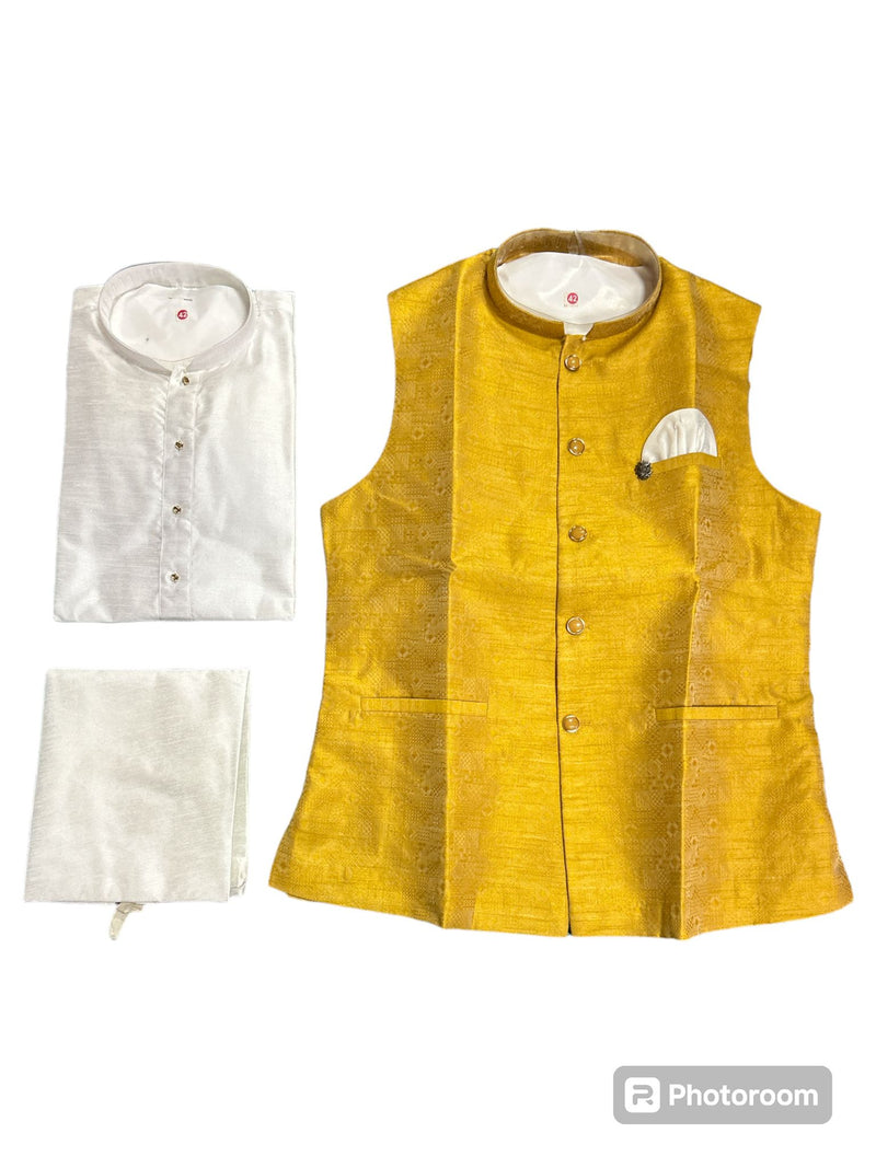 Kurta Pajama Jacket Set