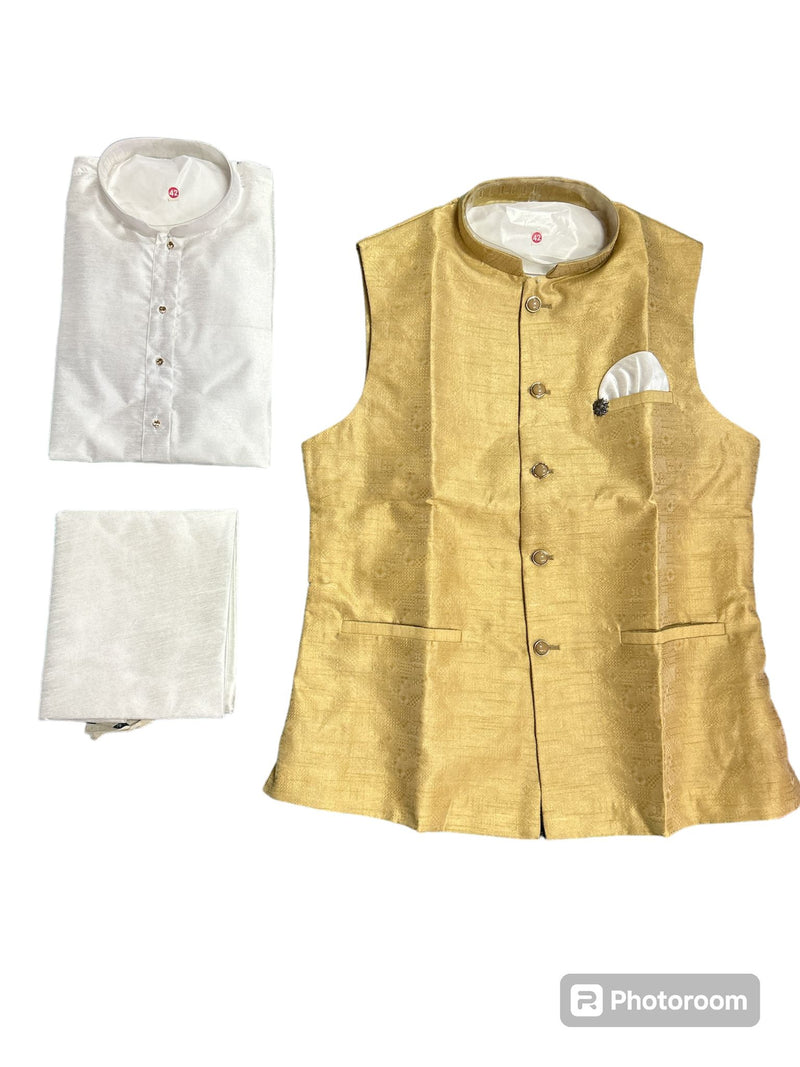 Kurta Pajama Jacket Set