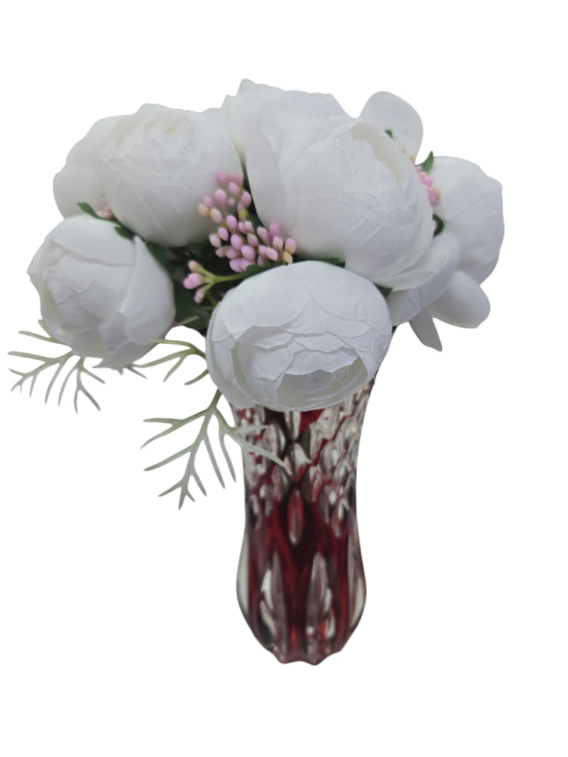 GLASS FLOWER VASE