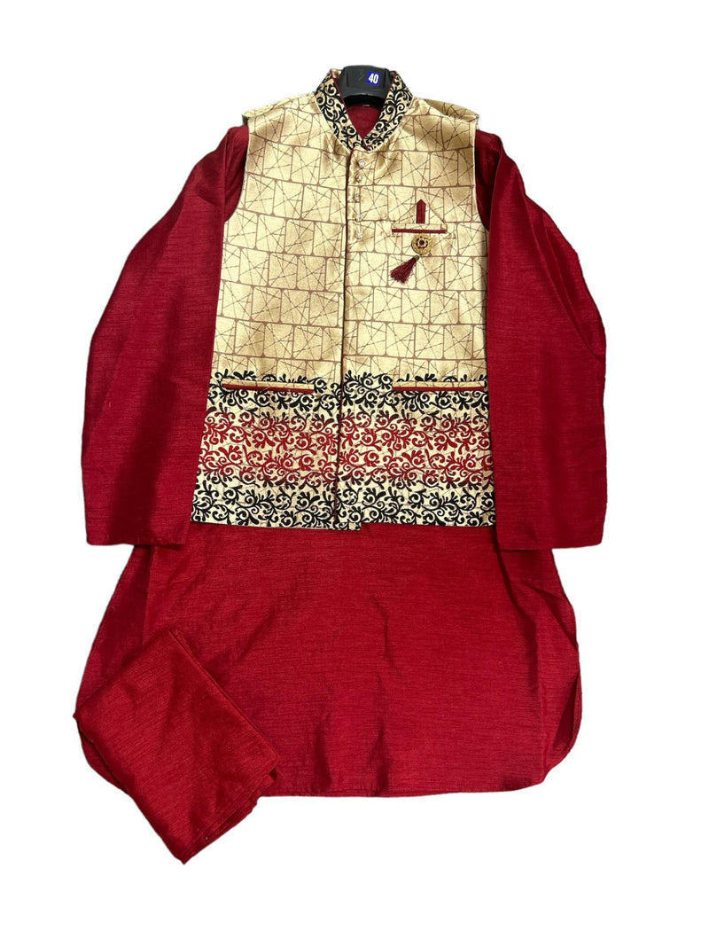 SHERWANI 38 RED