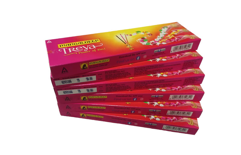 Treya 3 in 1 Agarbati(Buy 6 pcs & Save 10% )