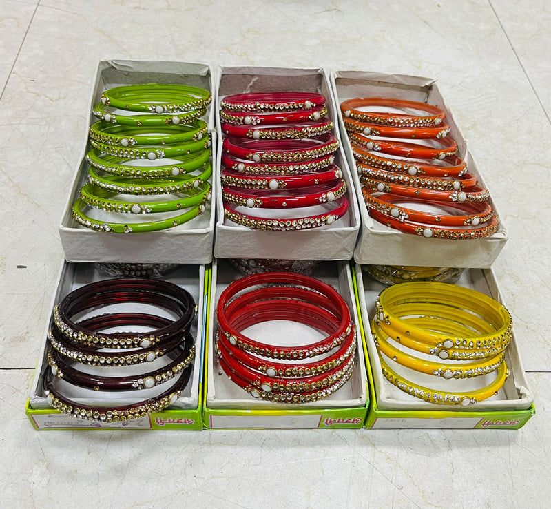 Glass Bangle 8 pcs set