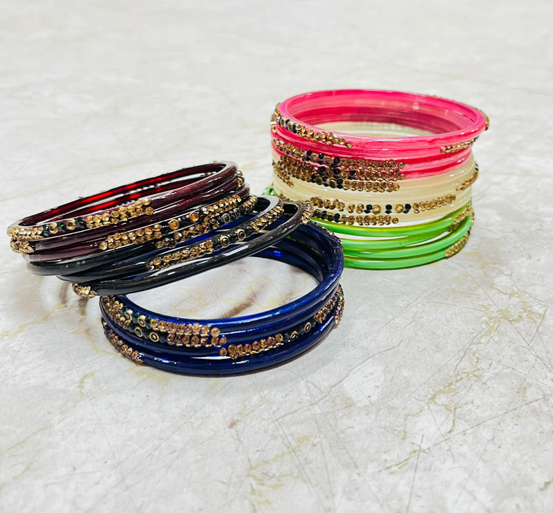 Glass Bangle (12 pcs pack)