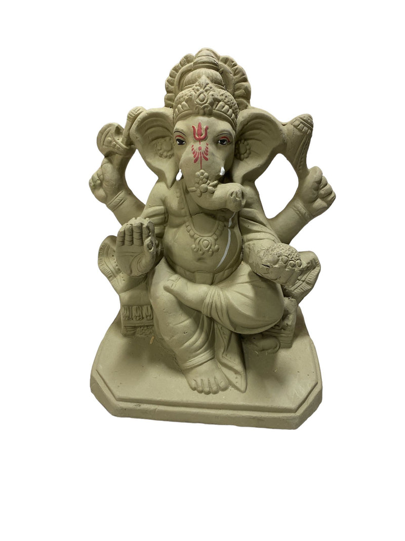 PLAIN  VISARJAN GANESH JI 10"