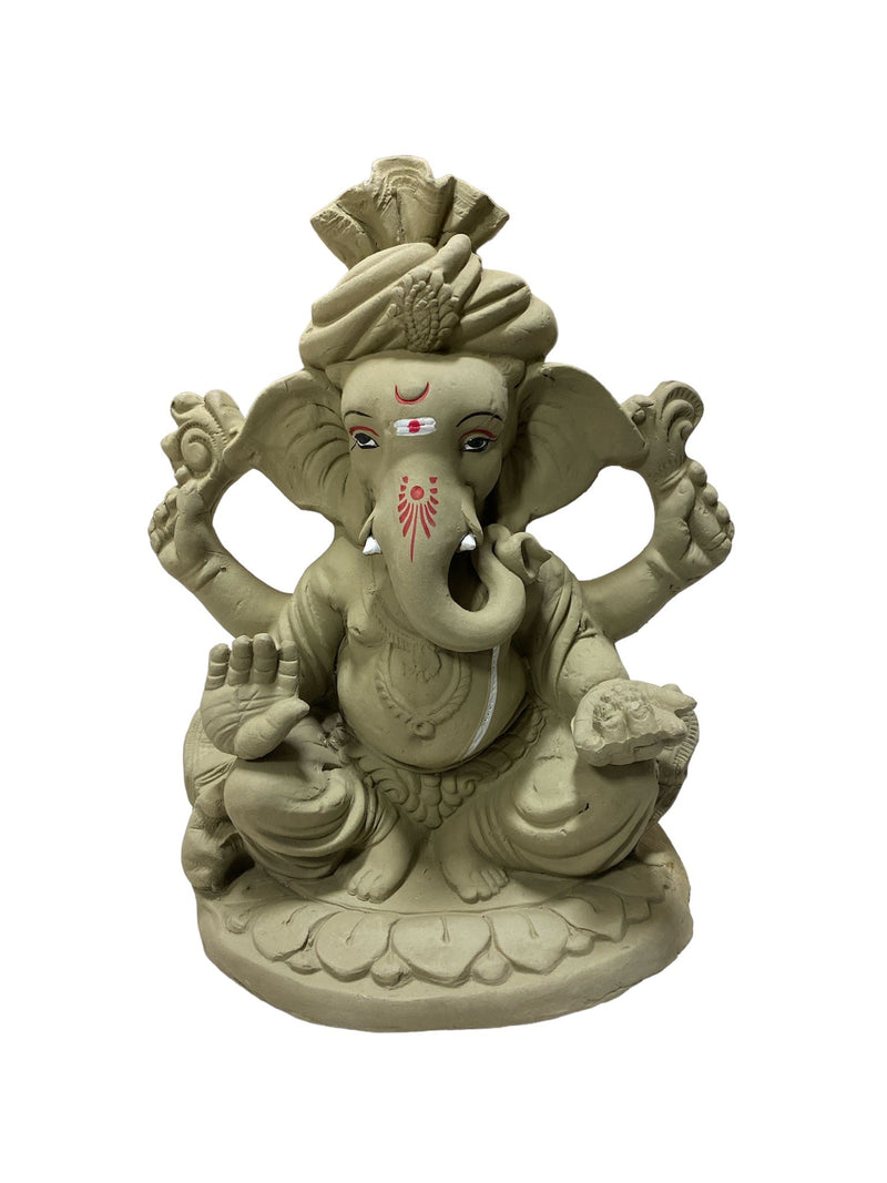 PLAIN  VISARJAN GANESH JI 10"