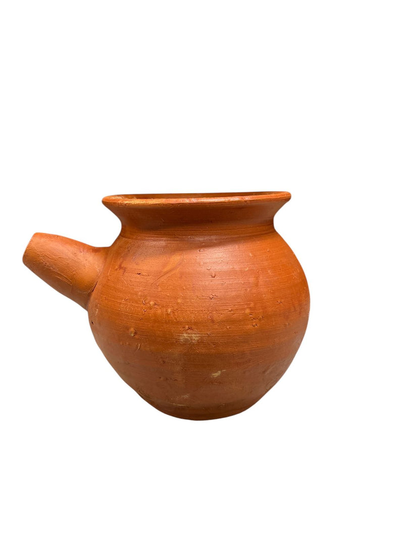 Clay Pot with Pipe