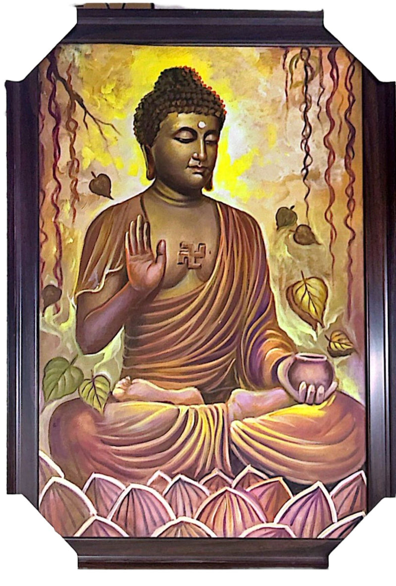 Budha Ji DP Canvas Picture  Frame