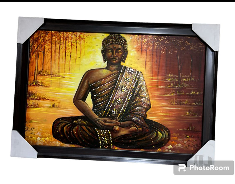 Budha Ji DP Canvas Picture  Frame