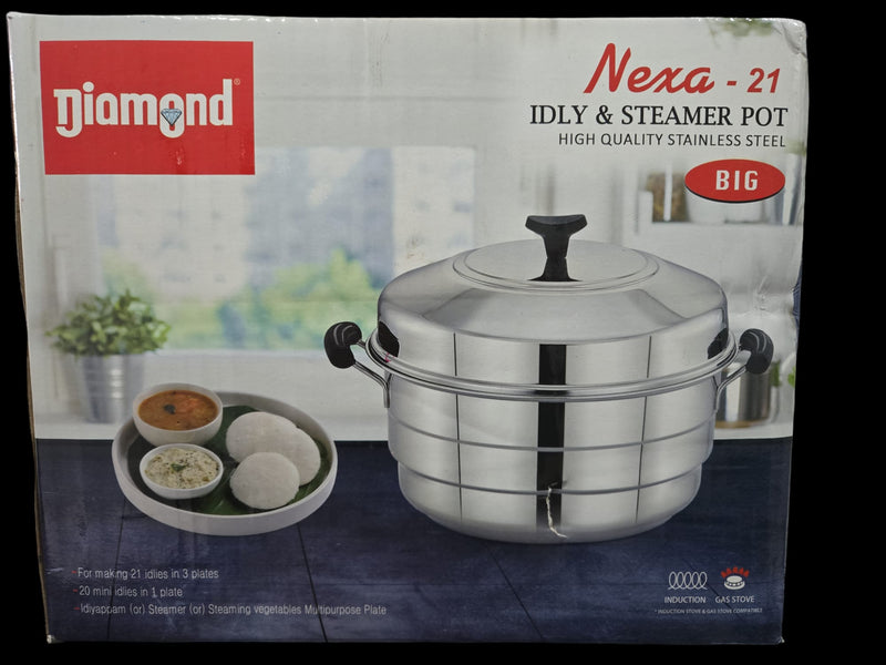 21 IDLY/IDDIYAPAM/STEAMER/VEGETABLE STEAMING Pot