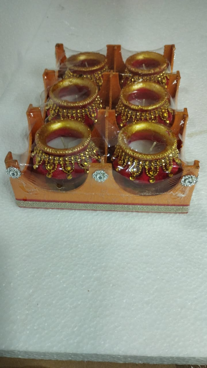 DIYA SET RADHE MATKI 6X1