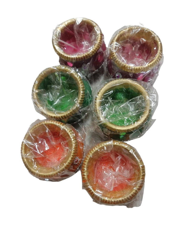 6 PCS PACK WAX GARVA MATKI TYPE