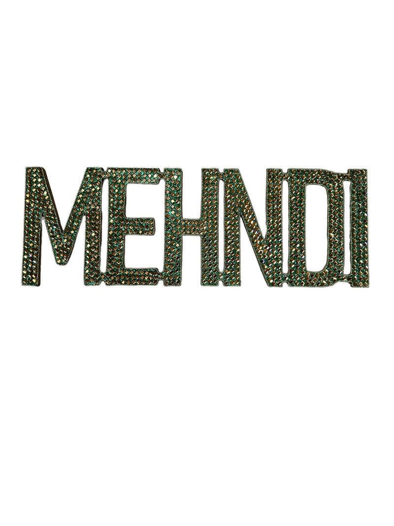 Mehandi Cut Out English