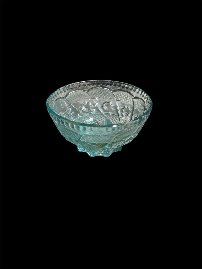 GLASS BOWL/KATORI CRSTAL DESIGN SKY COLOR