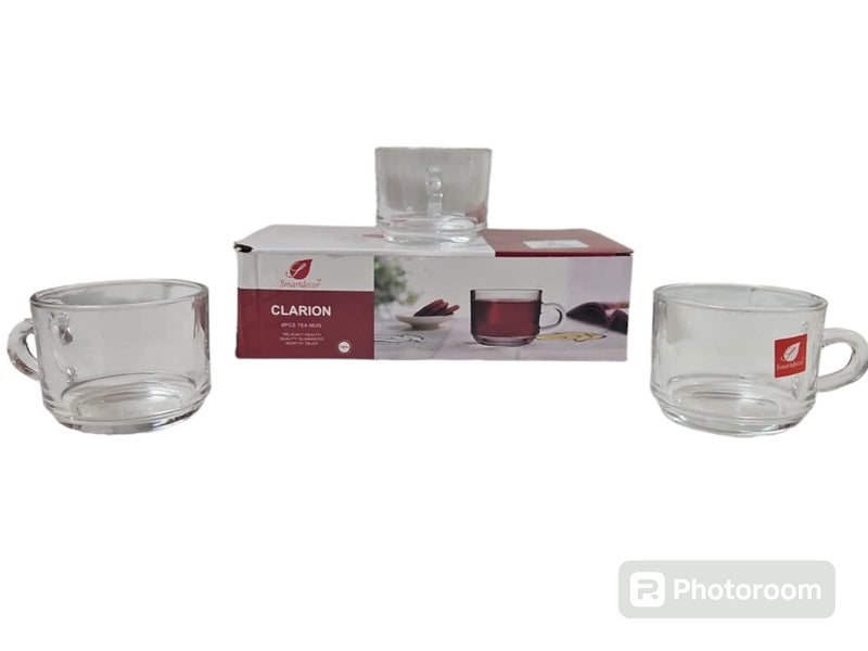 Glass Tea Mug 6 Pcs Set