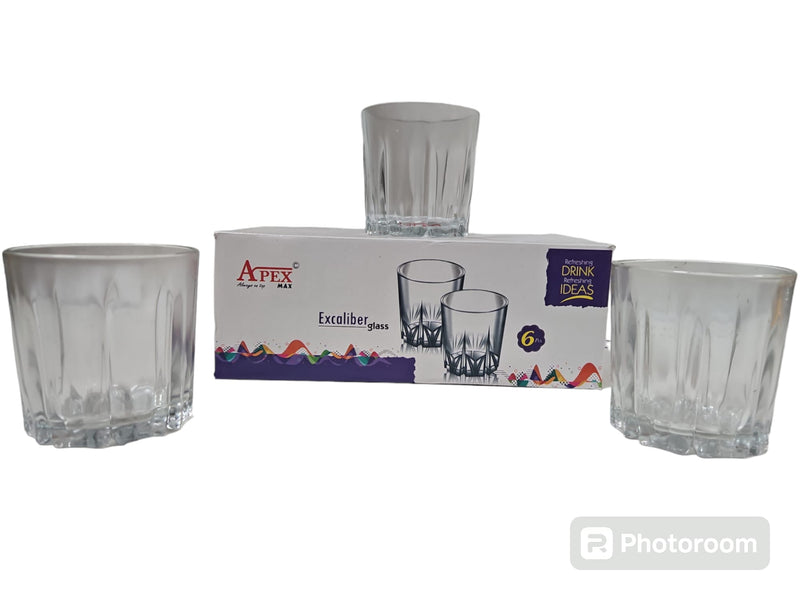 Whisky Glass Set of 6 Pcs