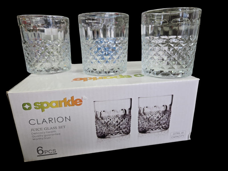 Juice Glasses Set of 6 Pcs