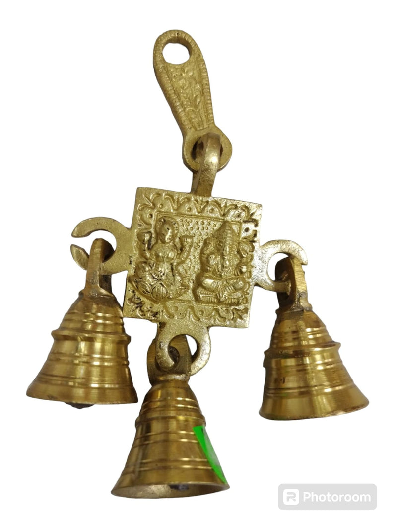 Brass Hanging Laxmi JI-Ganesh JI