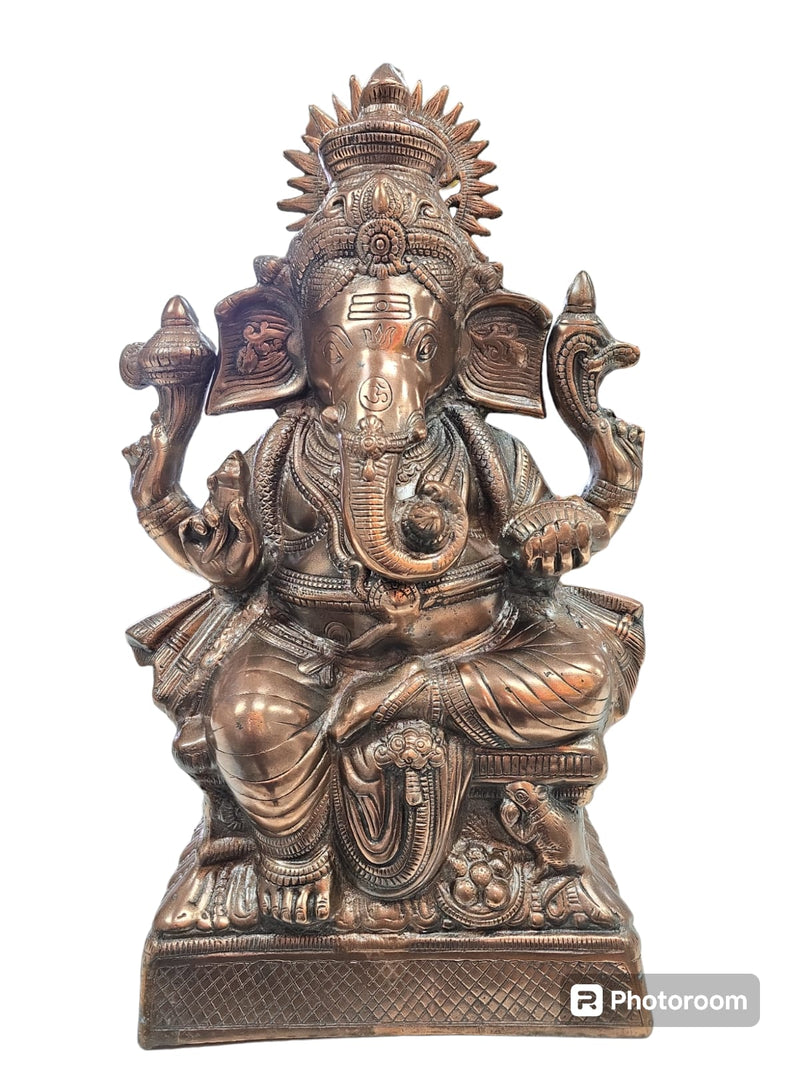 Black Metal Ganpati JI