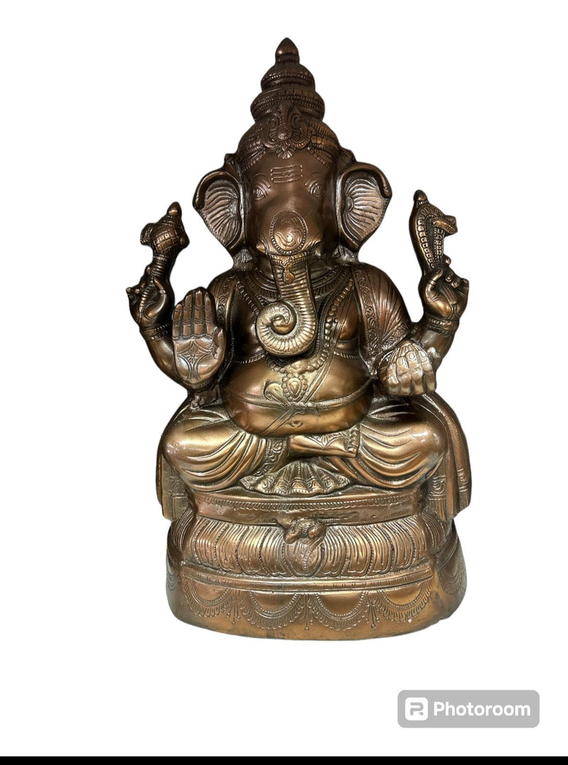 Black Metal Ganpati JI