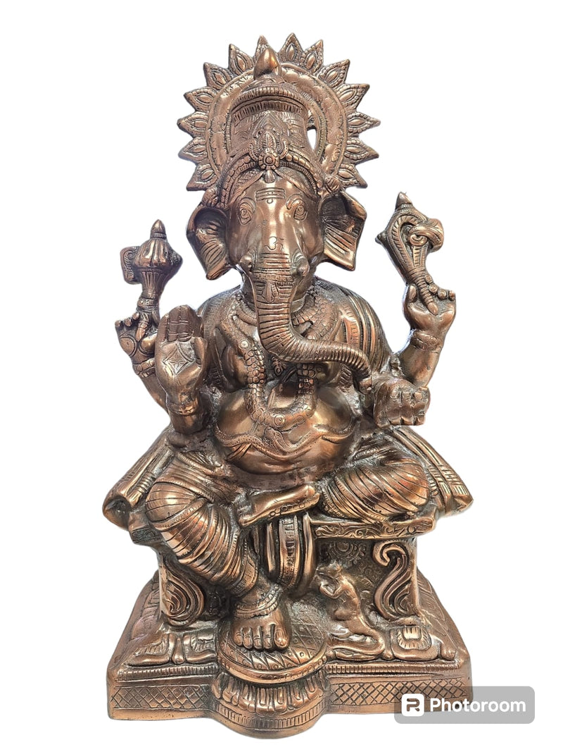 Black Metal Ganpati JI