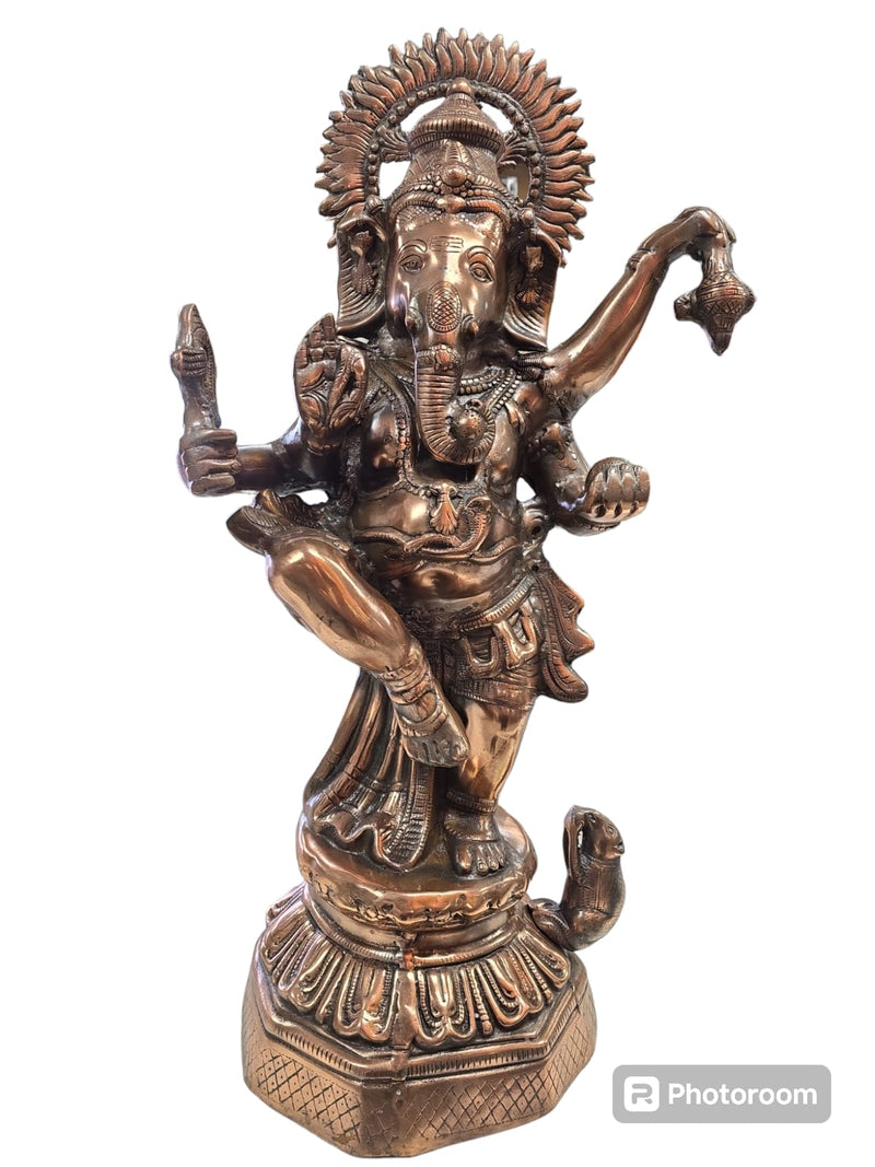 Black Metal Ganpati Ji