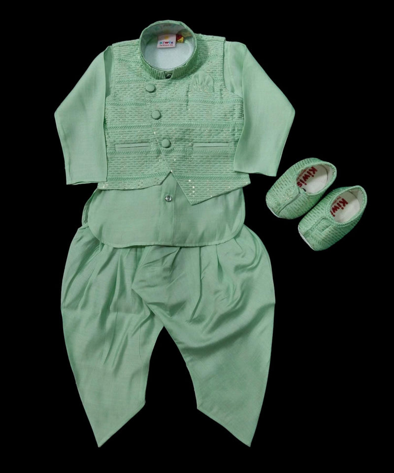 Kurta Pajama Set (Kids) With Shoes