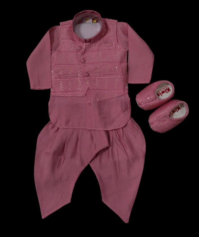 Kurta Pajama Set (Kids) With Shoes