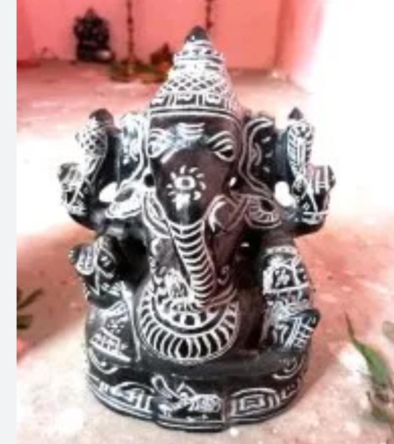 Black Stone Ganesh JI