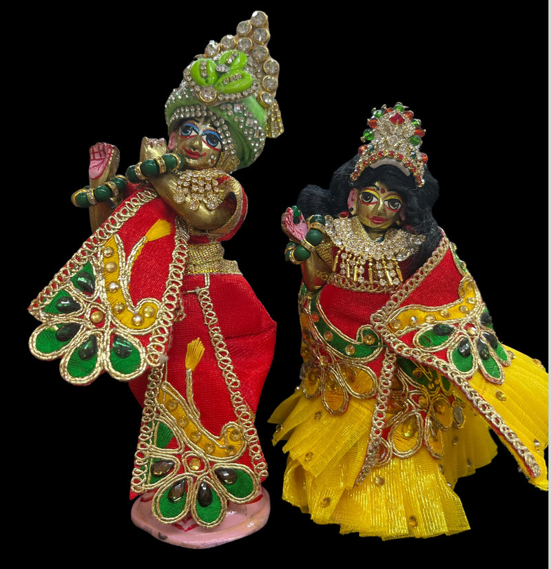 Standing Radha JI ,Krishna JI