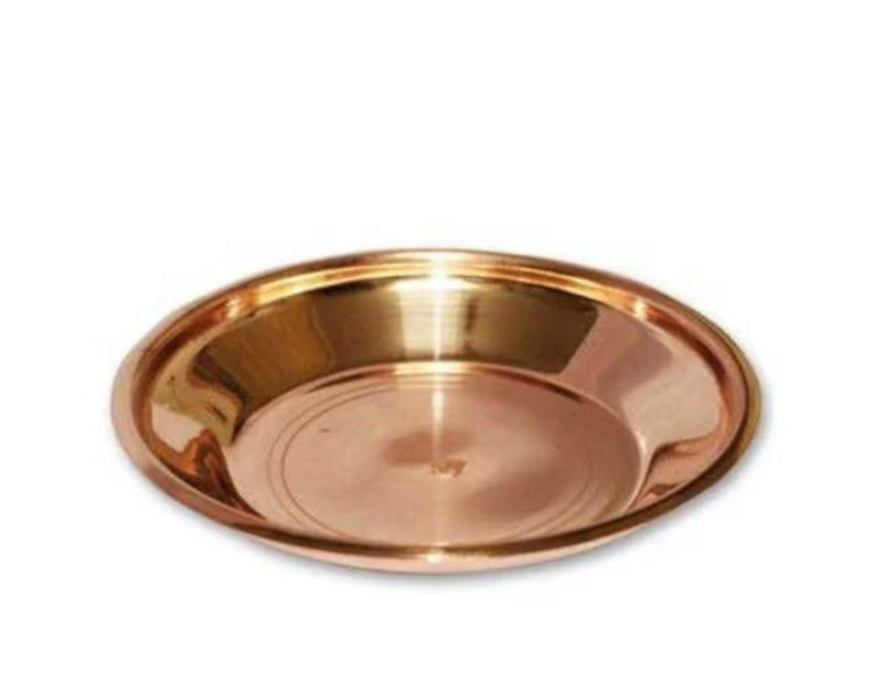 Copper Puja Plate No-5-4"MN