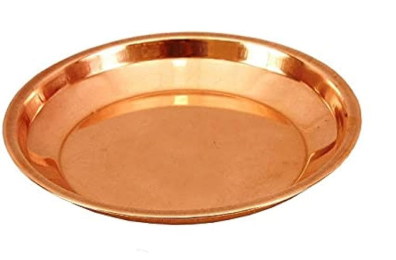 Copper Puja Plate No-5-4"MN