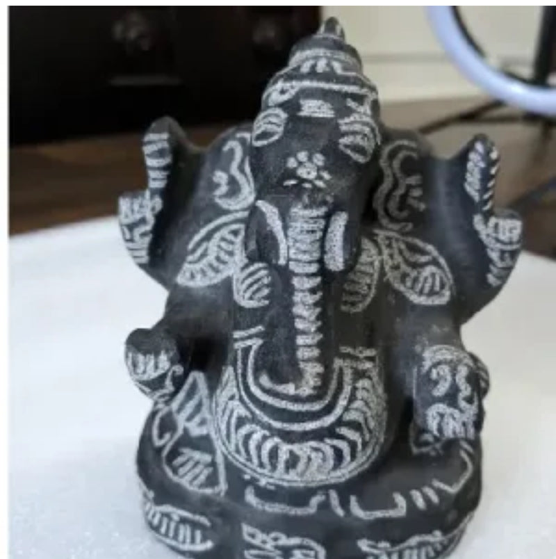 Black Stone Ganesh JI