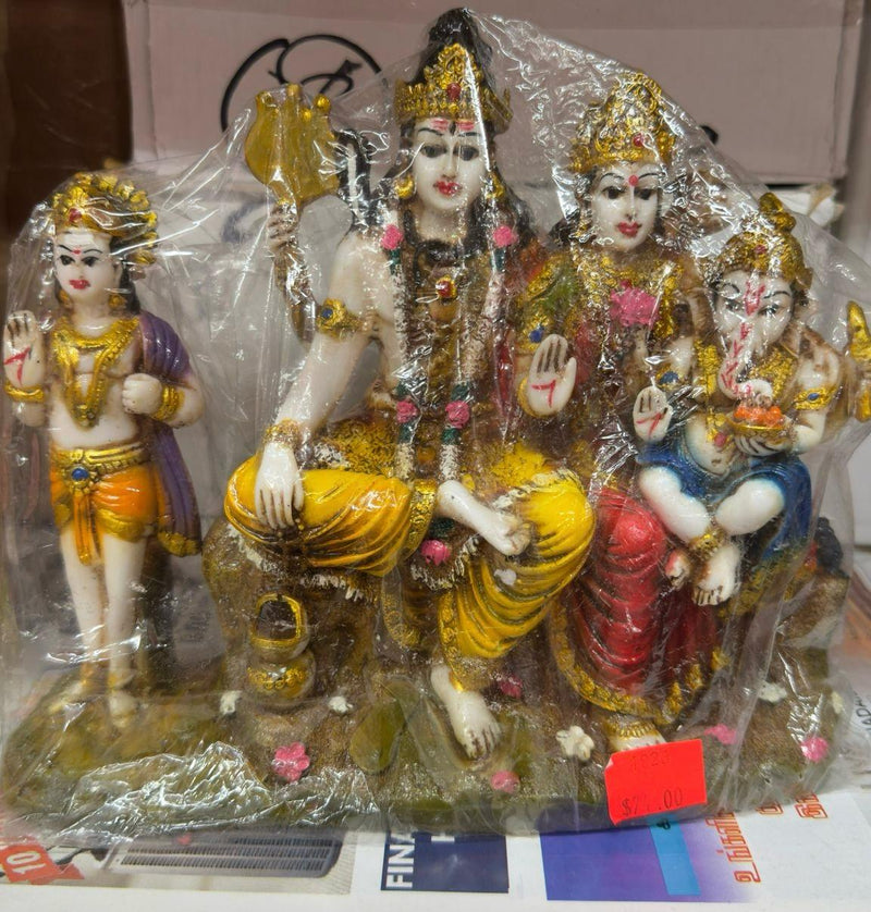 Shiv family with kartikeya