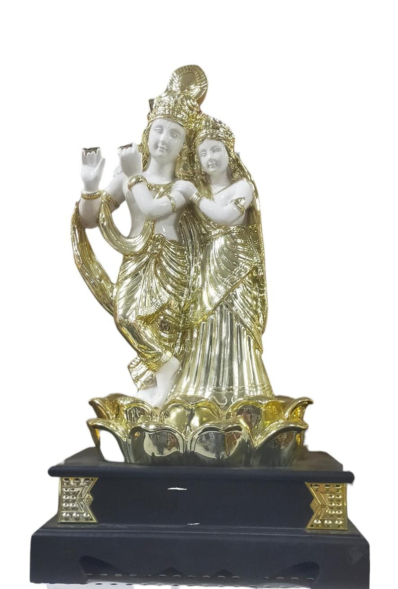 Radha Krishna - Golden/Silver