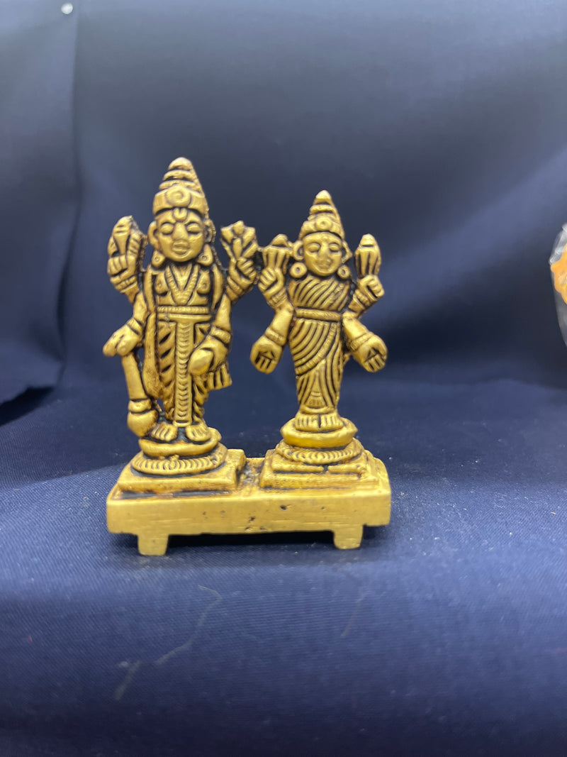 Laxmi JI, Vishnu JI (Brass)